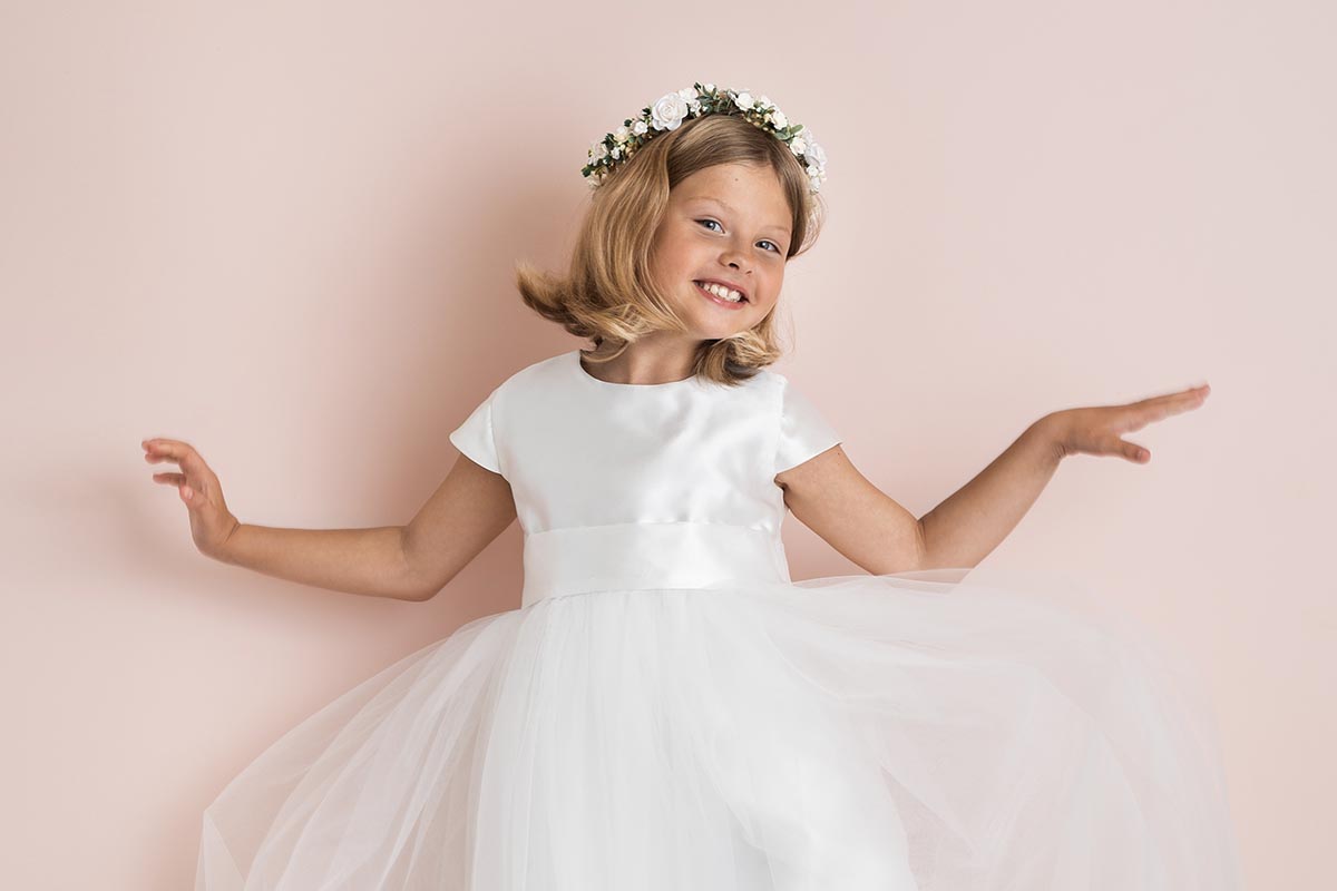 5 acconciature semplici per bambine per la Prima Comunione