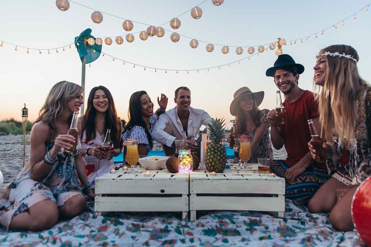 Una festa in spiaggia organizzata all'ultimo minuto: come abbiamo fatto