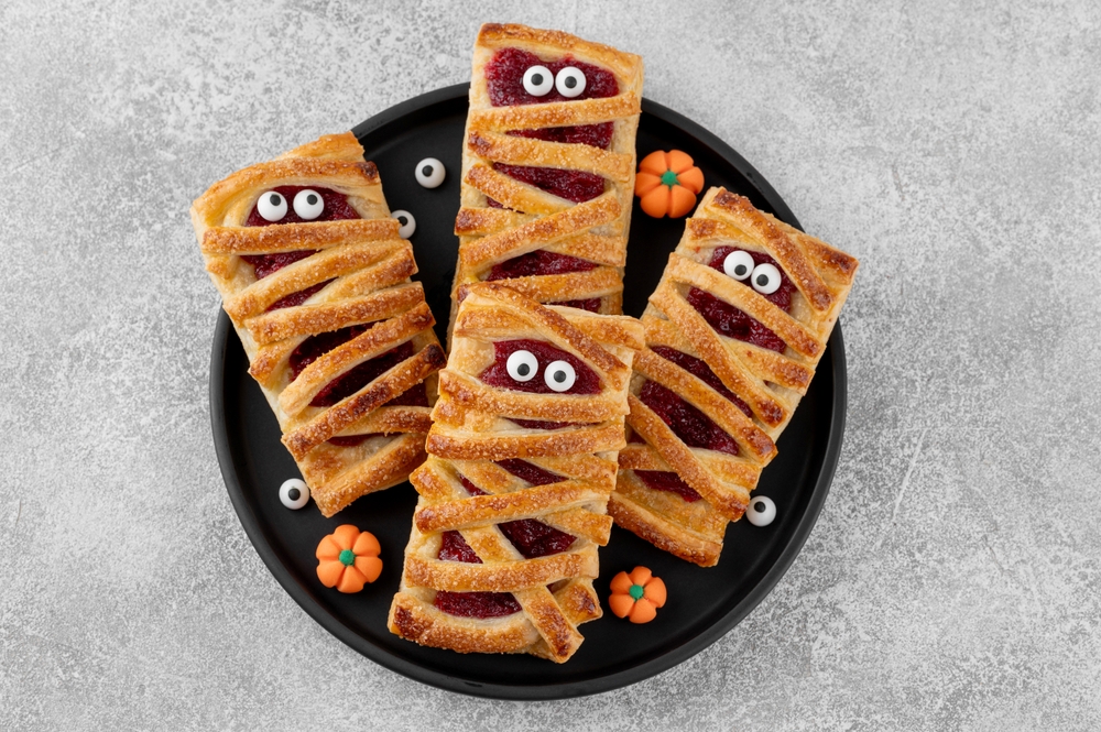 Mummie di Halloween espressi: 3 dolcetti pronti in 10 minuti