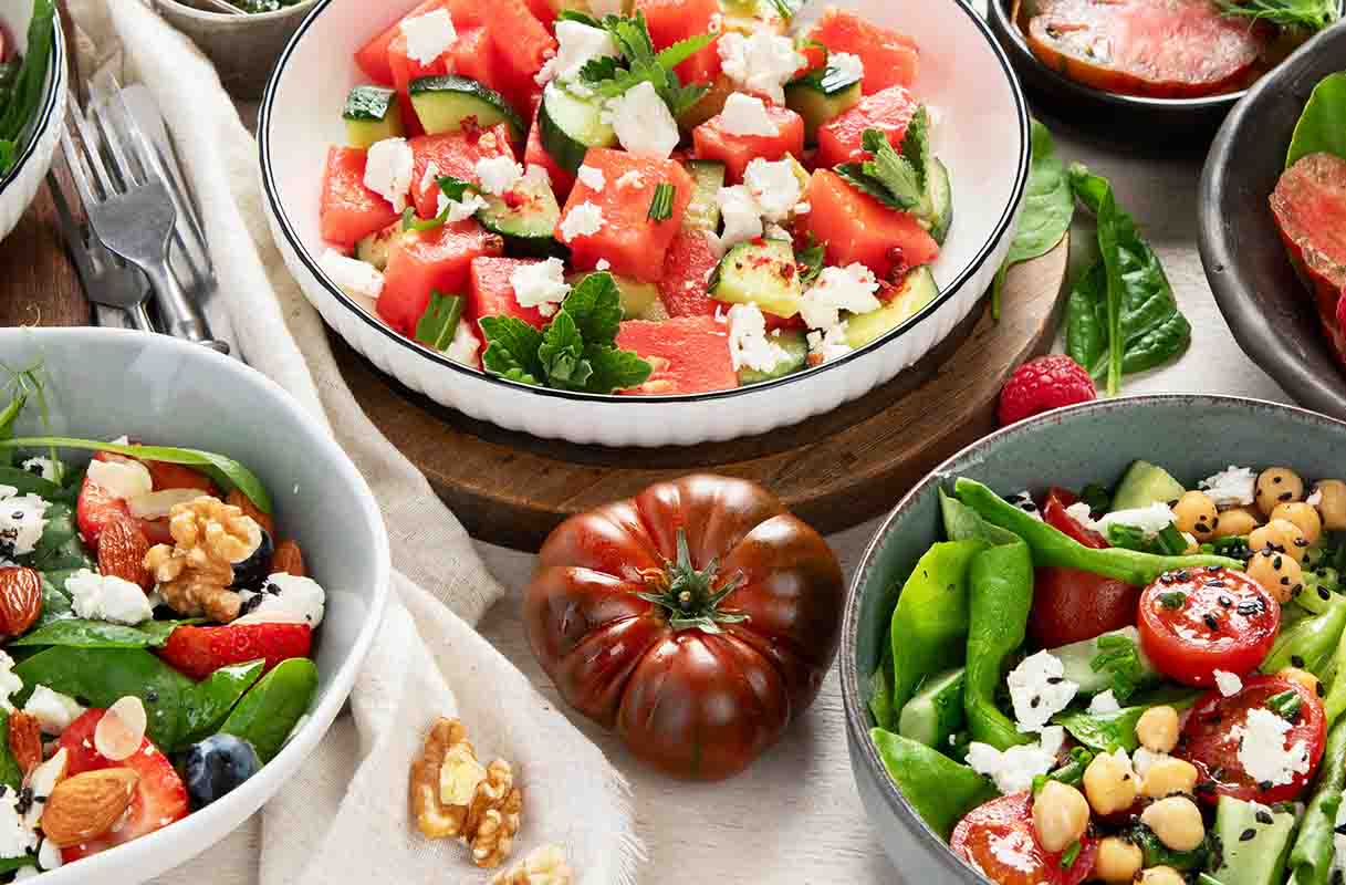 10 ricette fresche per combattere il caldo a tavola