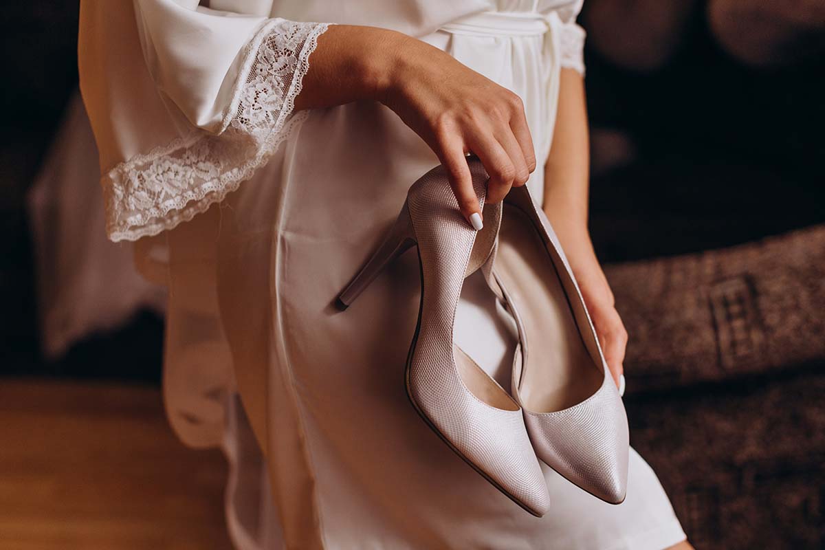Scarpe da sposa comode: quali scegliere