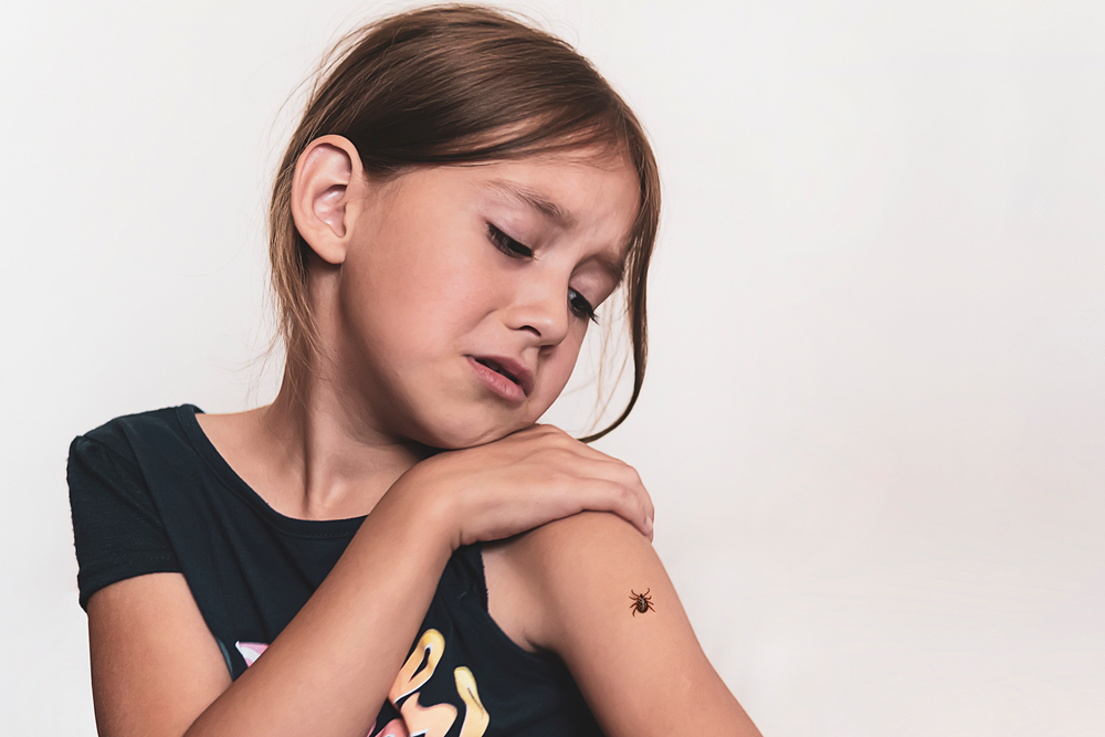 Come intervenire se il bambino viene punto da una zecca