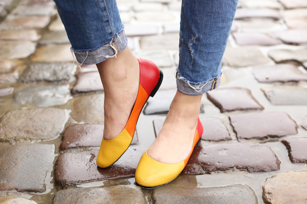 Come indossare le ballerine con i jeans