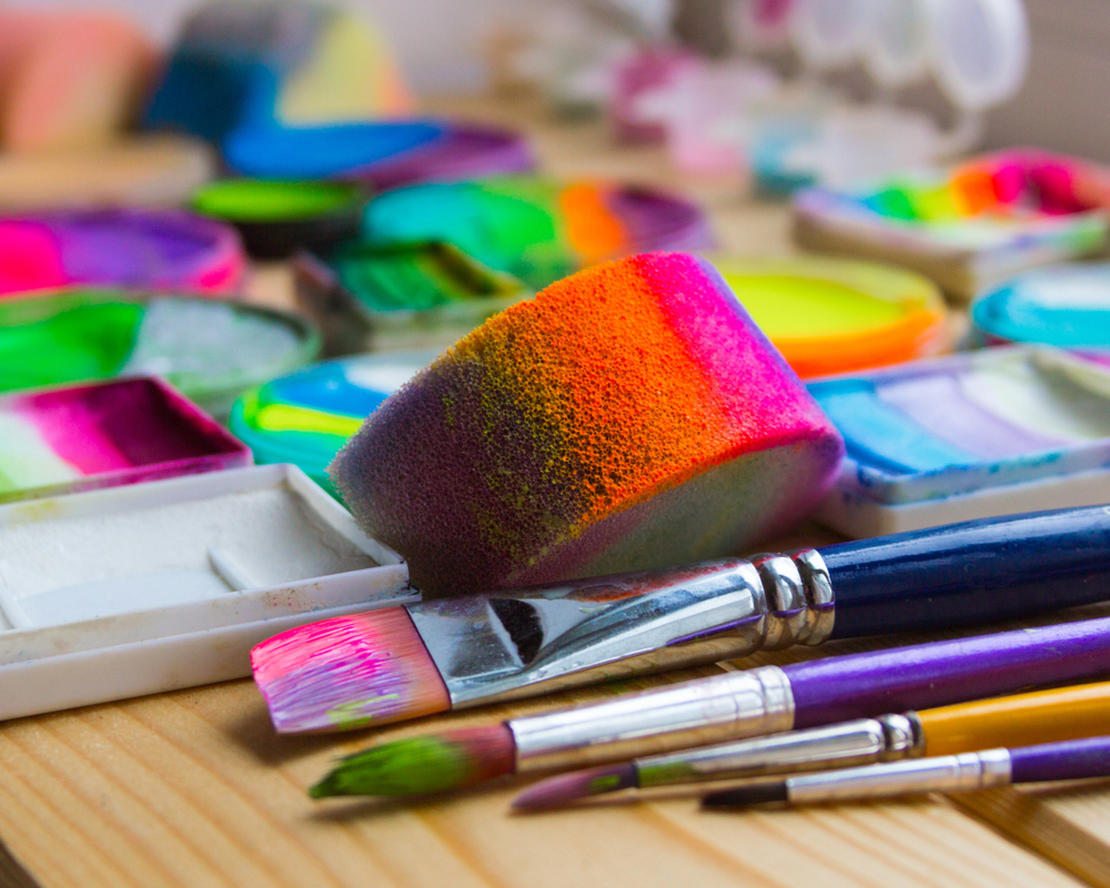 Sponge painting: cosa serve e come si procede