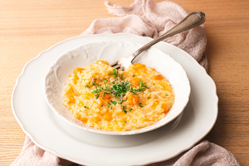 Risotto alla zucca da brivido? Aggiungi la gorgonzola e cambia tutto