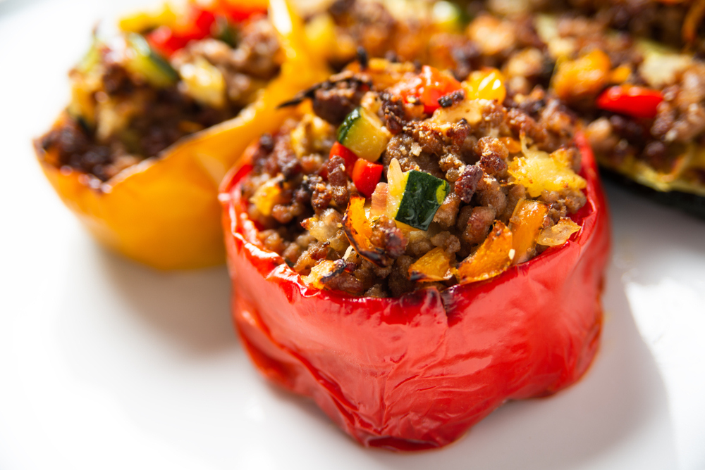 Insalata tiepida di peperoni e manzo