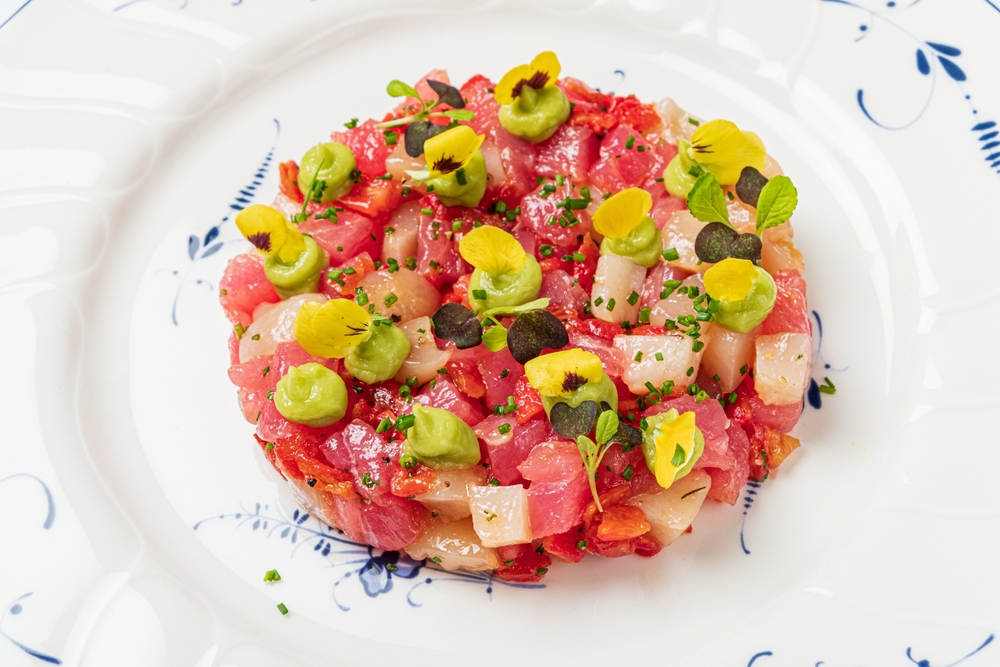 Ricetta della tartare di tonno in agrodolce