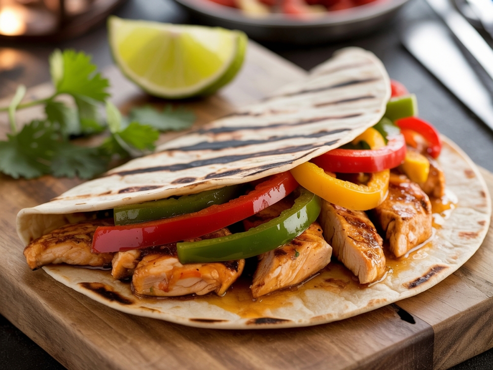 Ricetta della fajita di pollo
