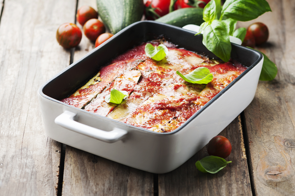 Parmigiana di zucchine con la provola