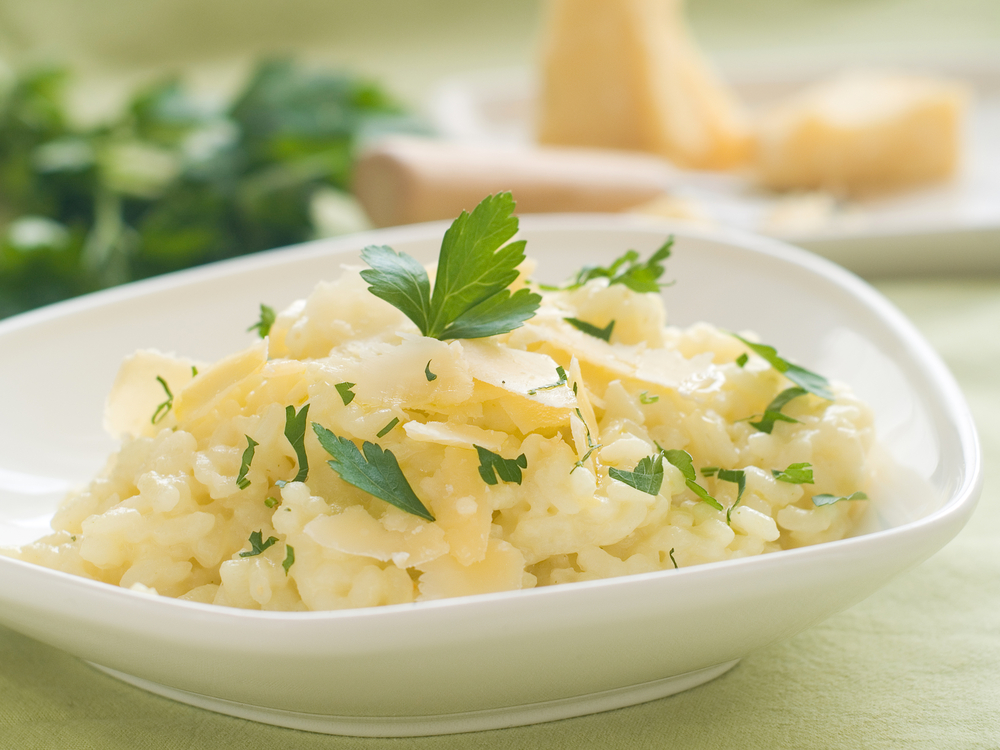 Risotto provola e spumante