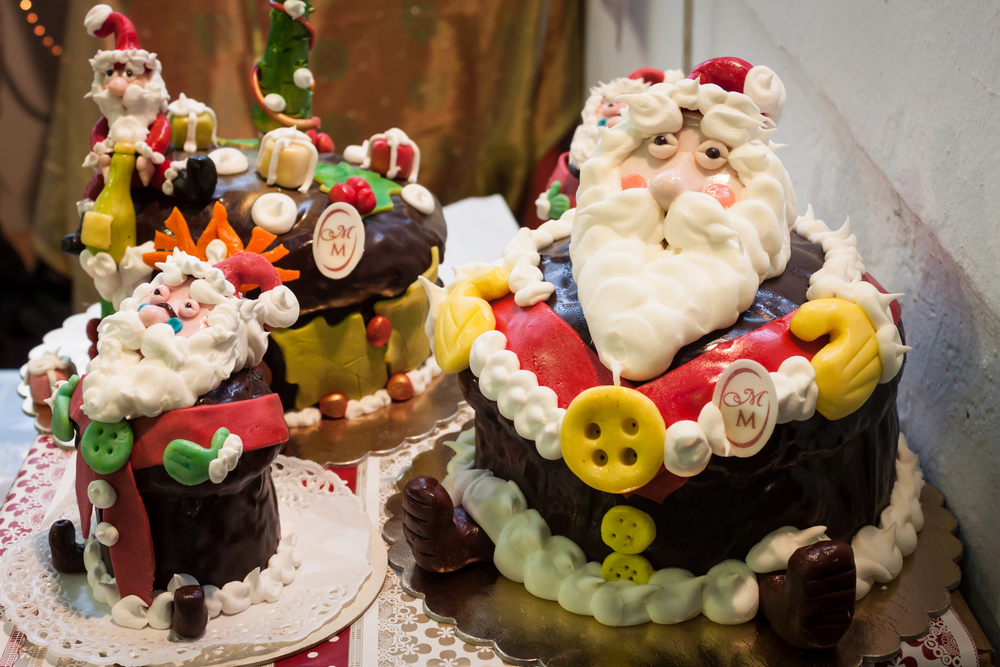 Babbo Natale di panettone