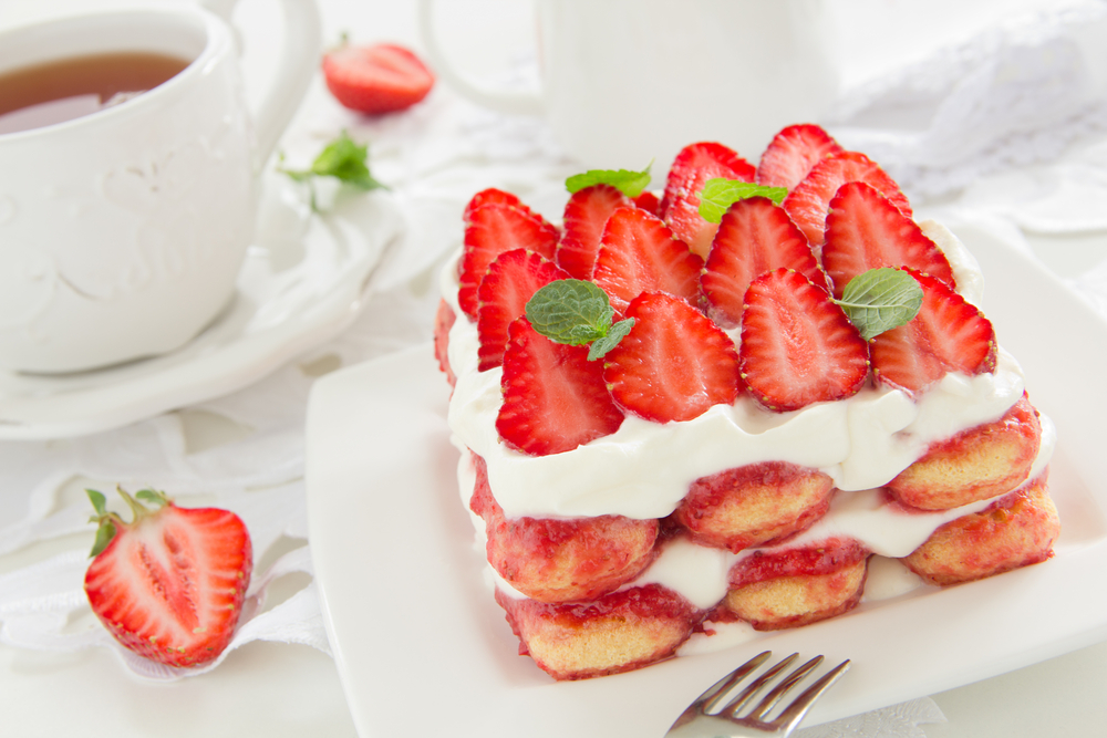 Tiramisù alle fragole