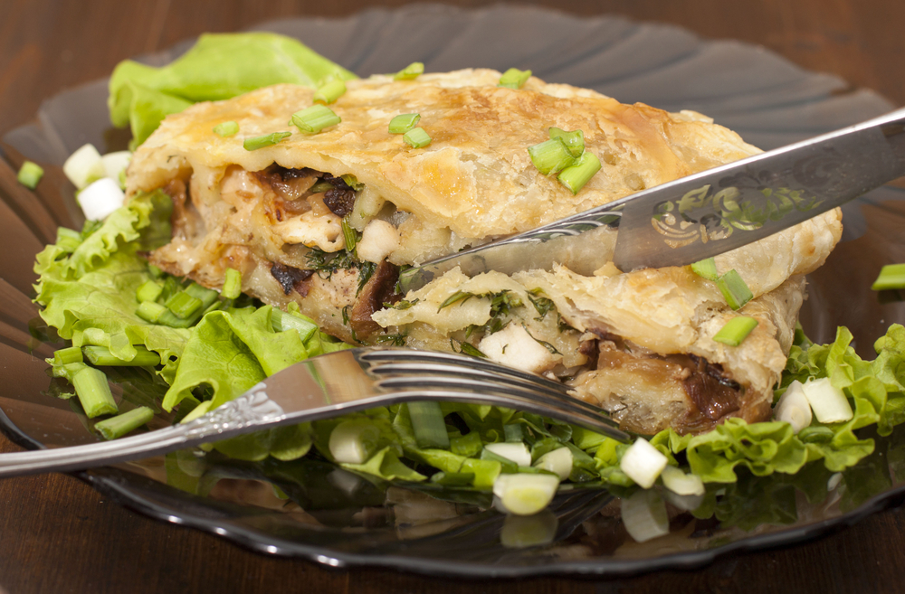 Strudel di ricotta e porcini