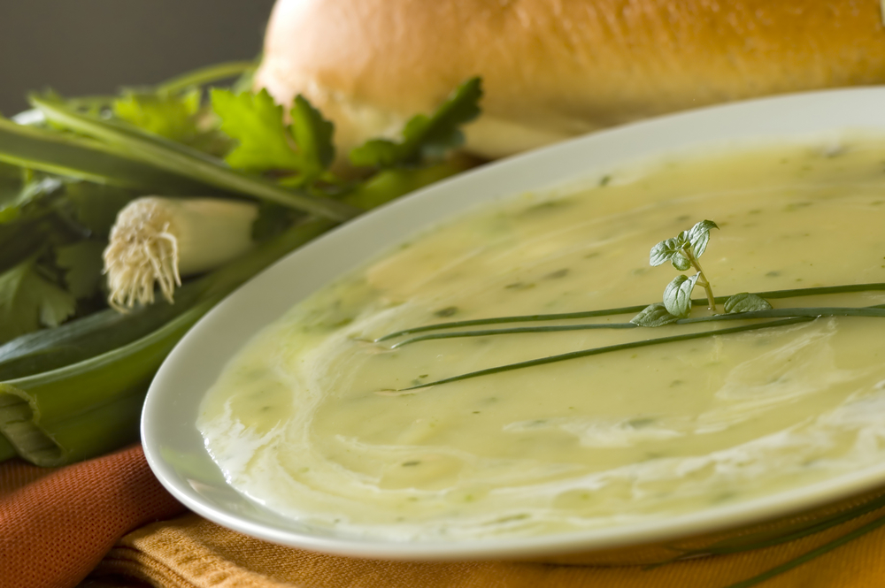 Crema di patate e porri
