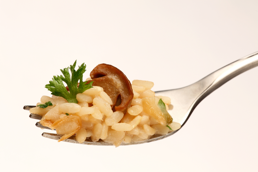Ciambella di riso con ragu' di funghi