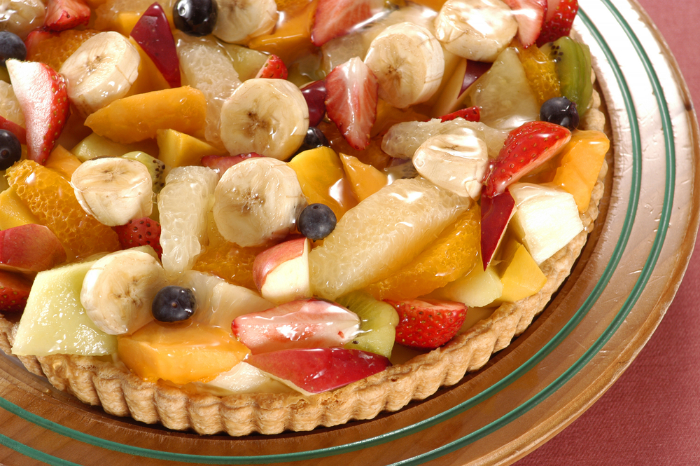 Crosta alla frutta fresca con crema di ricotta