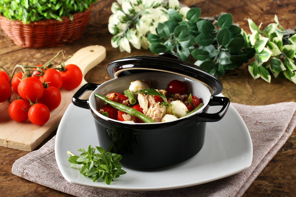 Pasta fredda con pomodori secchi