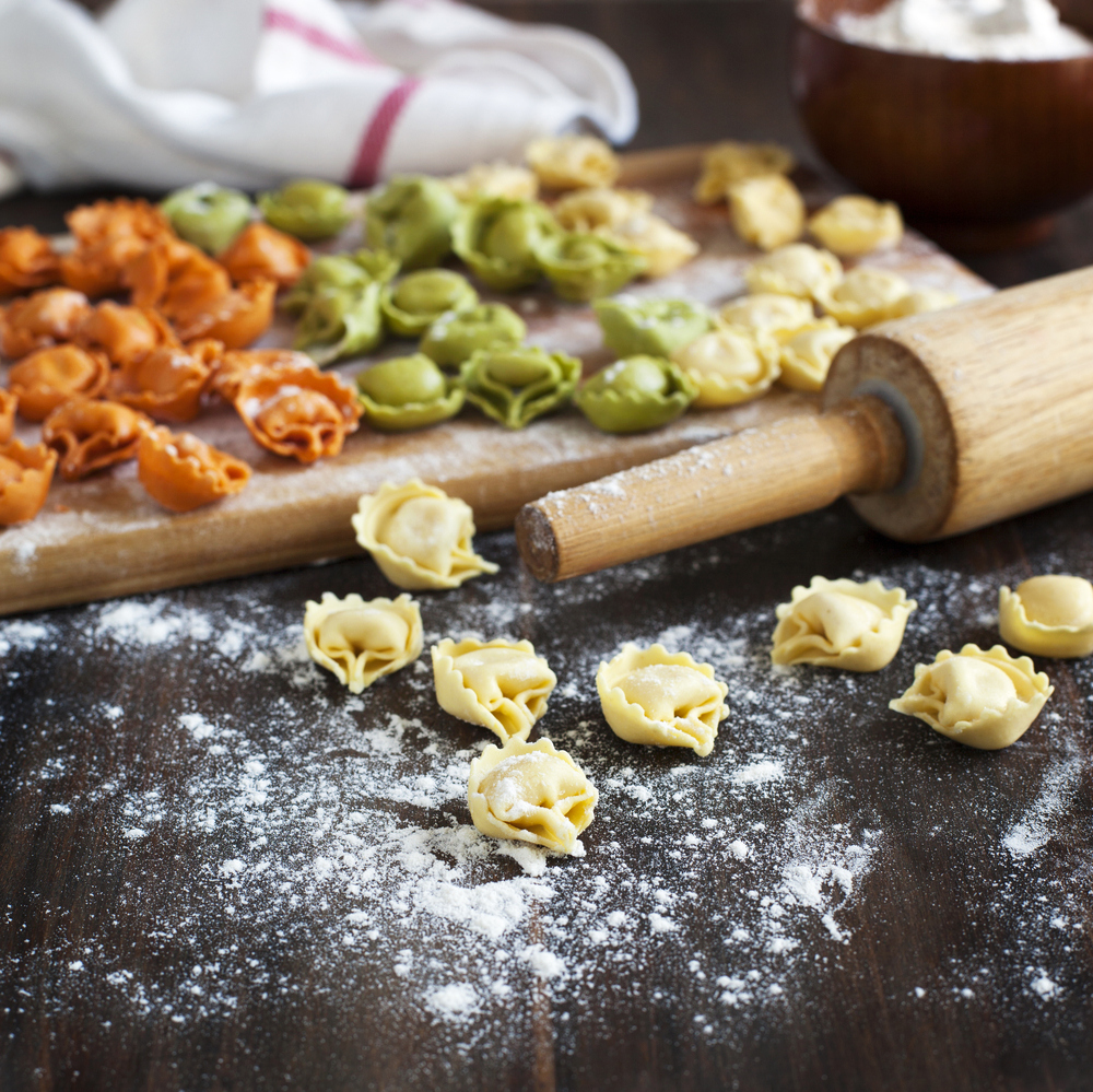 Timballo di tortellini alle noci