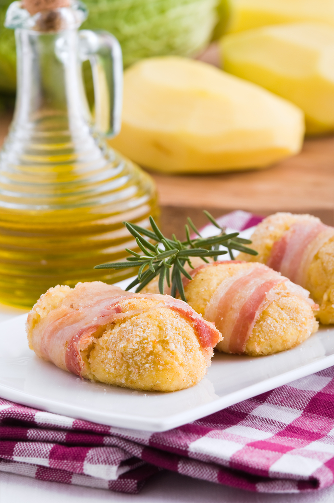 Crocchette di patate al bacon