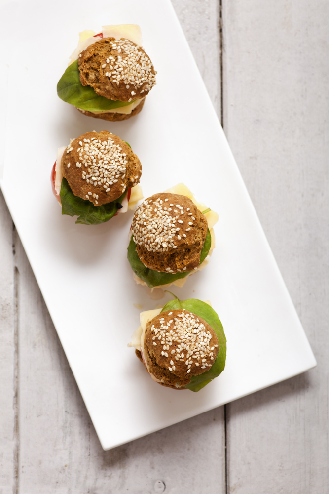 Mini burger con melanzane