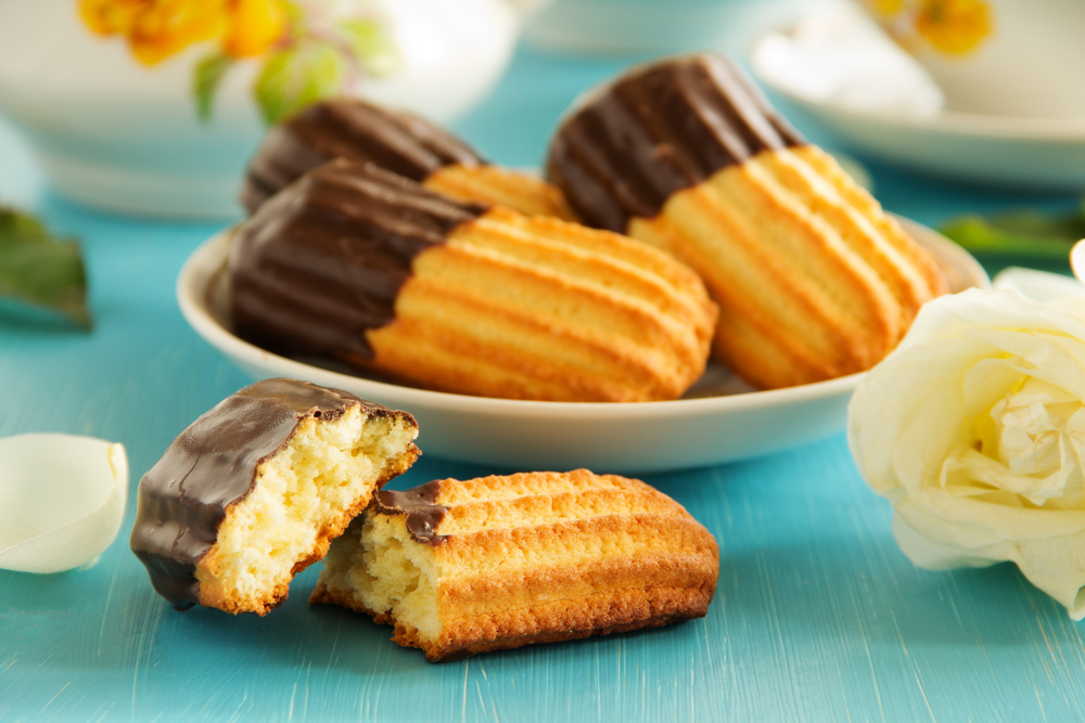Biscotti al burro trafilati