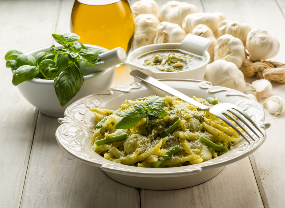 Trofie al pesto di erbe