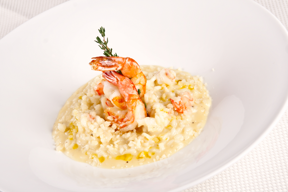 Risotto gamberi e zucchine