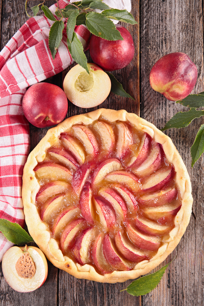 Crostata di pesche
