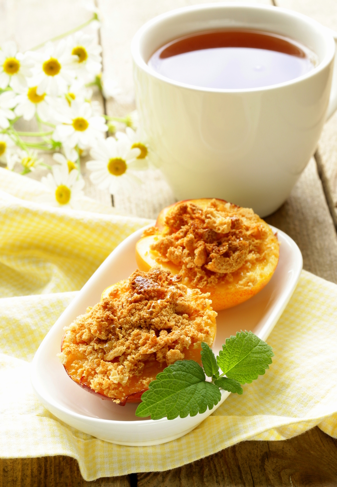 Pesche al forno