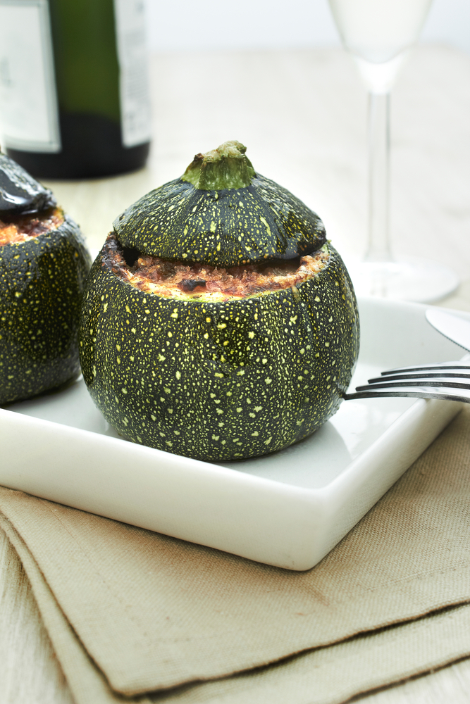 Zucchine tonde ripiene