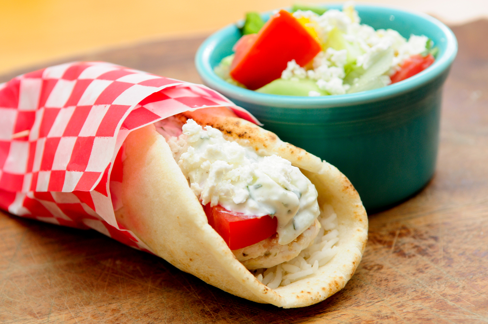 Pollo e salsa Tzatziki