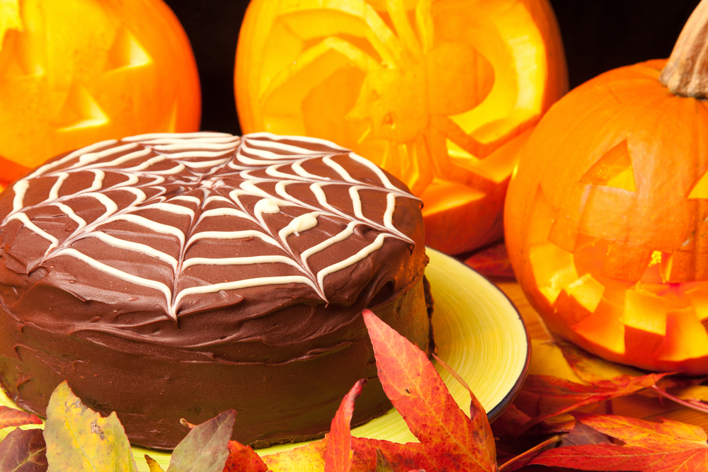 Torta di Halloween alla zucca