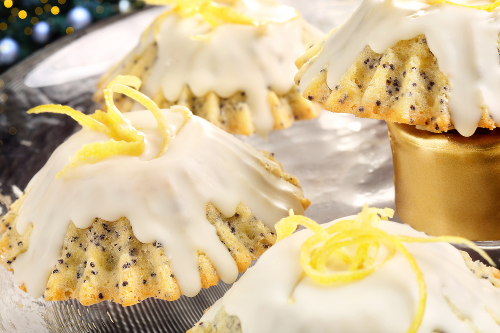 Muffin al limone e semi di papavero