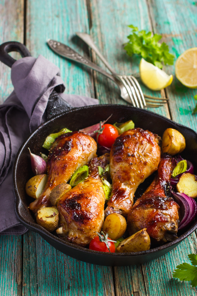 Coscia di pollo ripiena