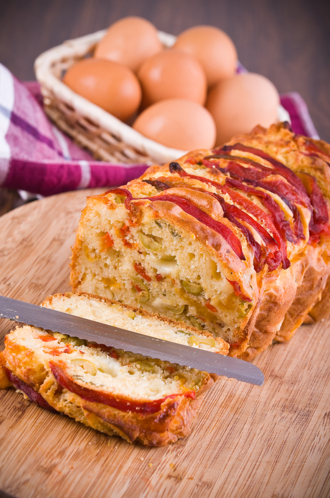 Plum cake salato alle olive