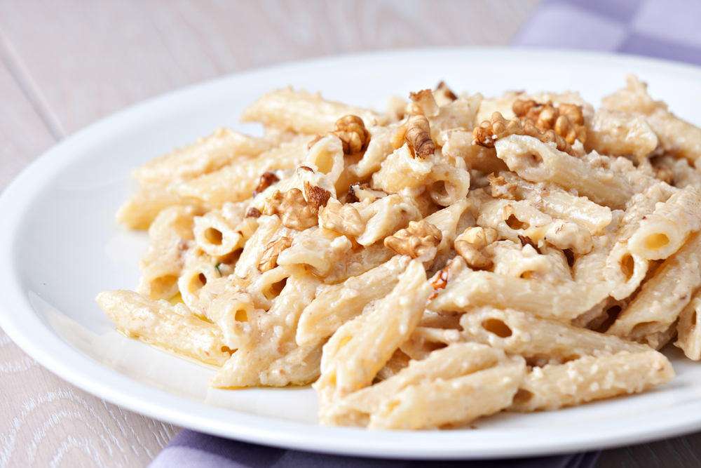 Maccheroni con miele e noci