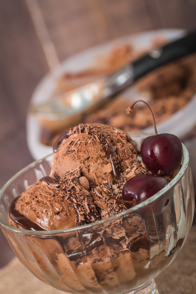 Semifreddo alla nutella e ciliegie
