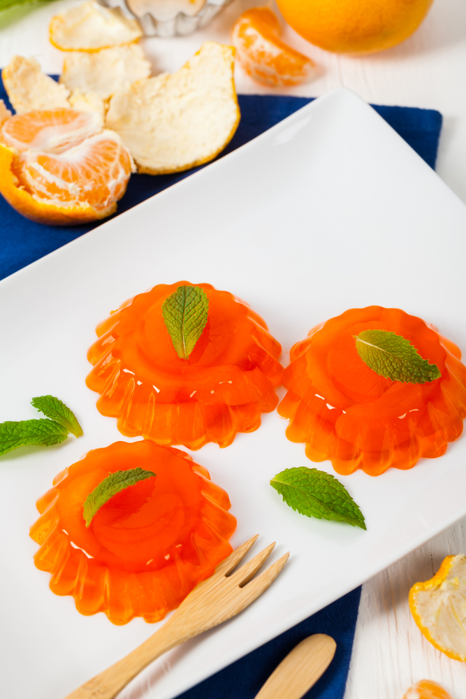 Aspic di arancia e mandarino