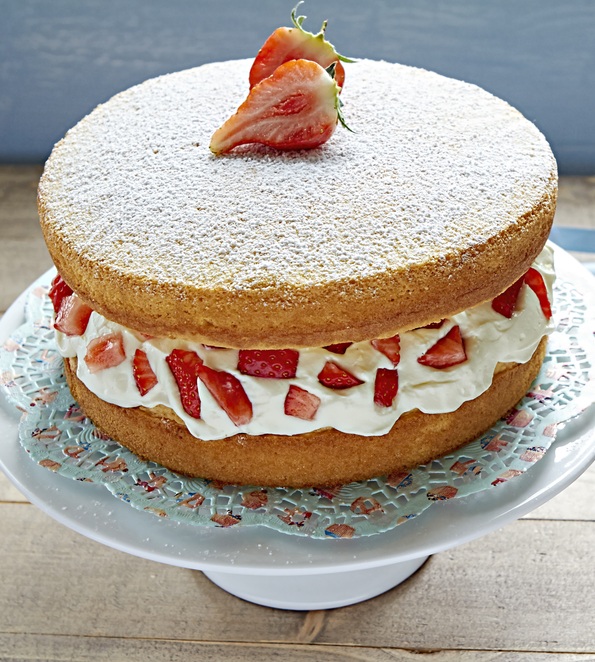 Torta Victoria Sponge (Inghilterra)