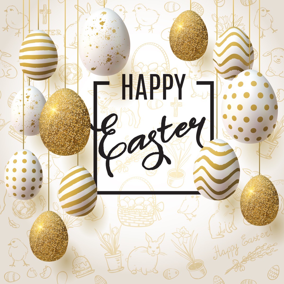 Auguri di Pasqua: i biglietti da stampare e personalizzare per i nostri messaggi
