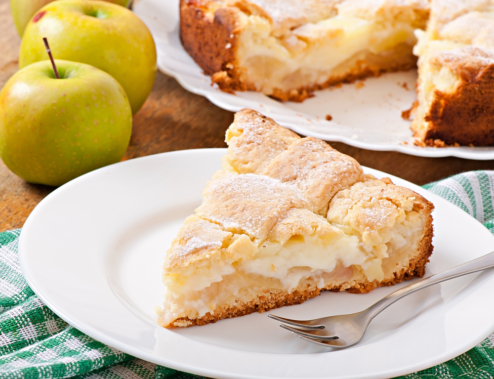 Ricetta apple pie: la variante con crema pasticcera