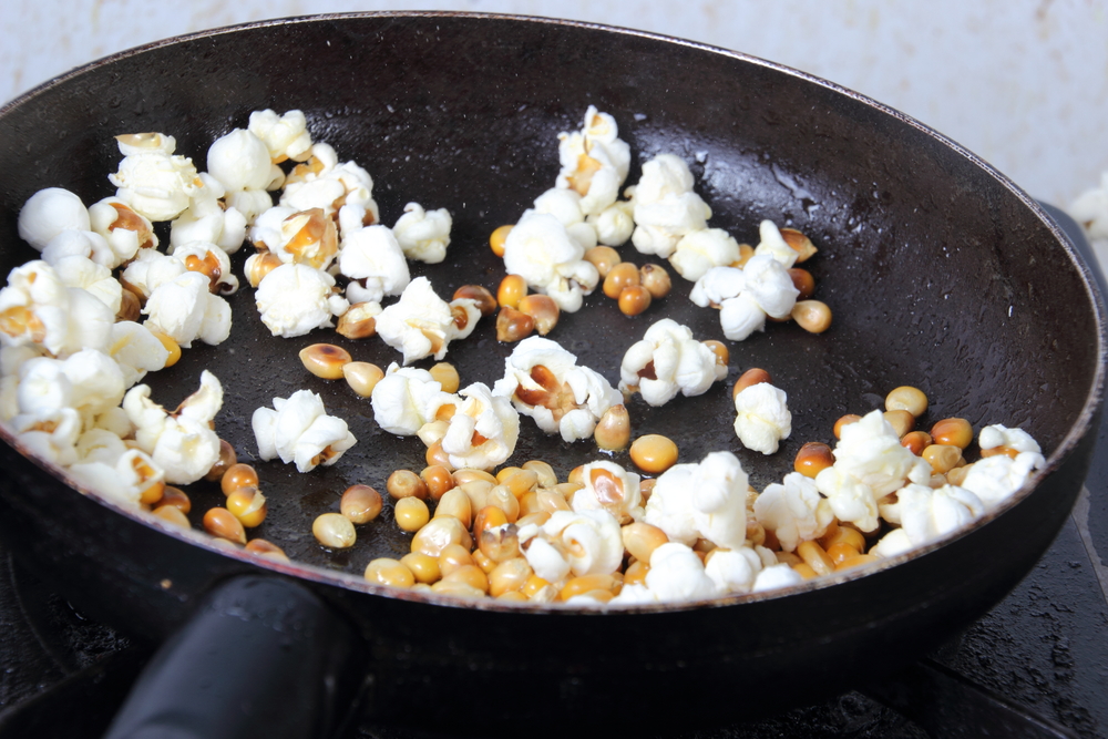 Come fare i pop corn in padella in modo facile e veloce