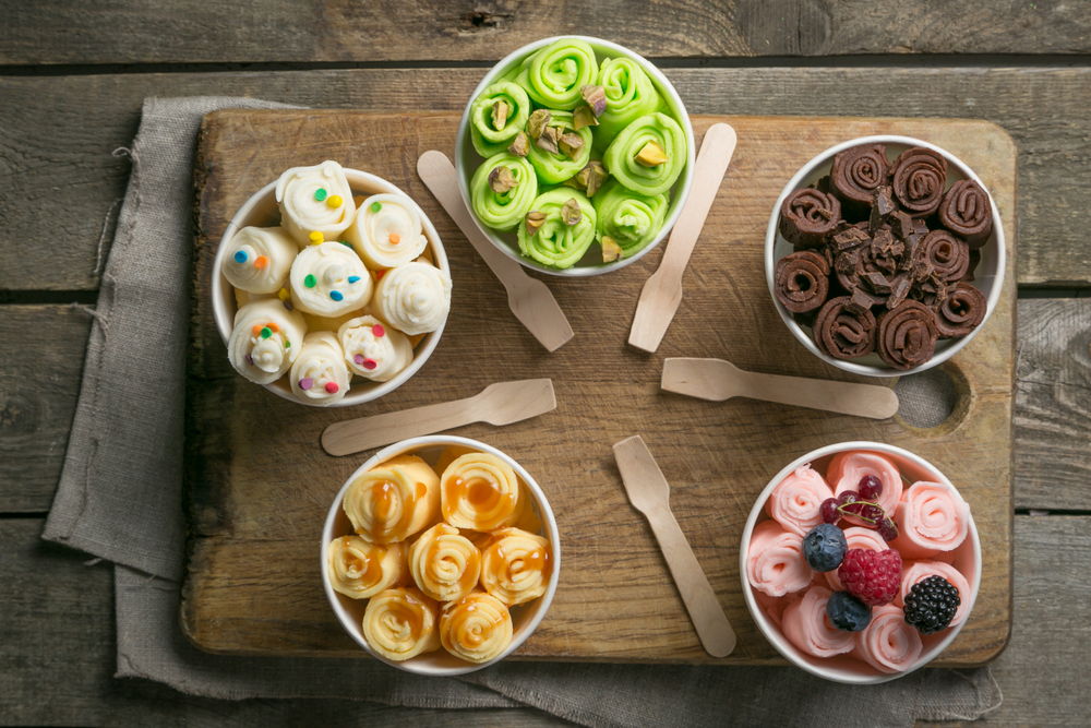 Merende veloci per bambini: i rotolini di gelato fatti in casa