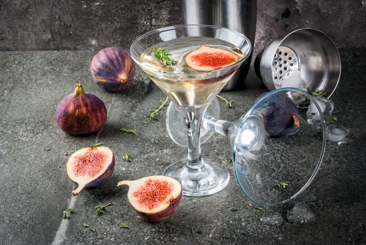 La ricetta del Fig Martini con i fichi e la vodka