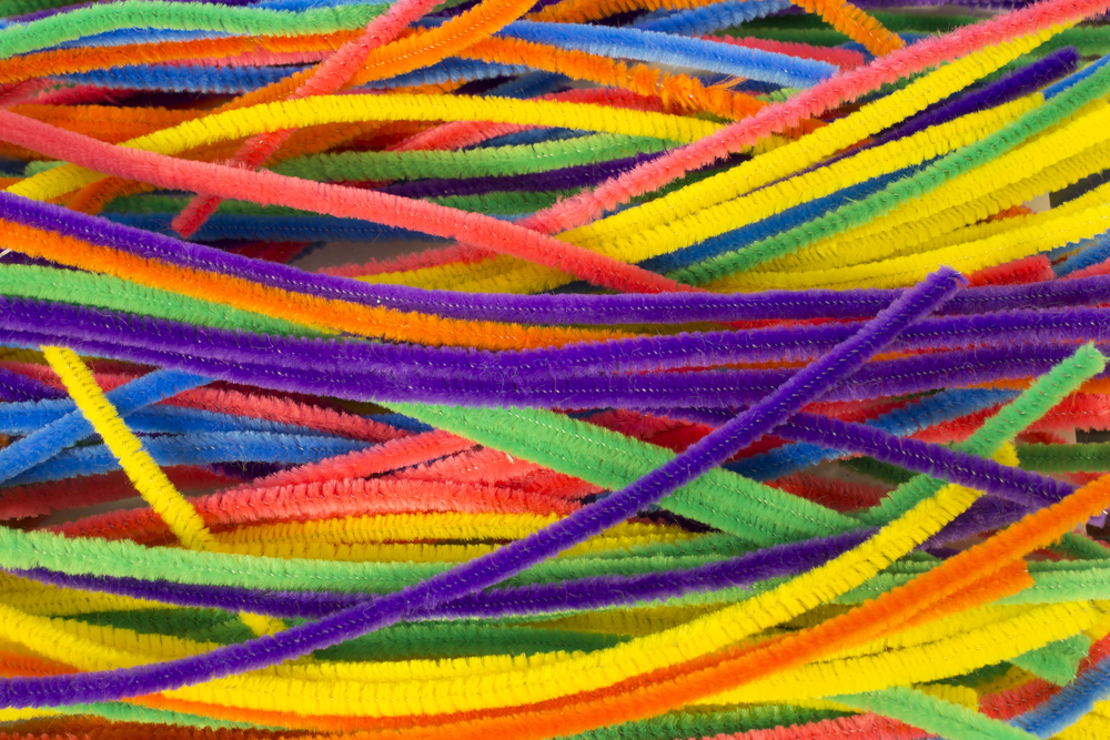 Idee creative fai da te: 3 fiori con scovolini da pipa
