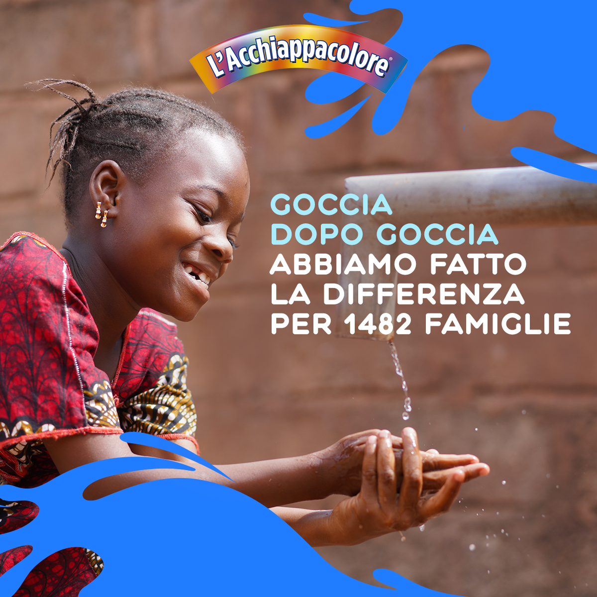 L'Acchiappacolore con Amref per il World Water Day