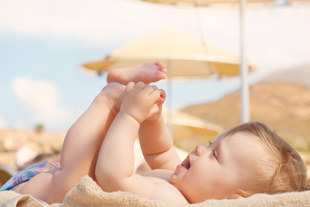 Come proteggere il bambino dal sole