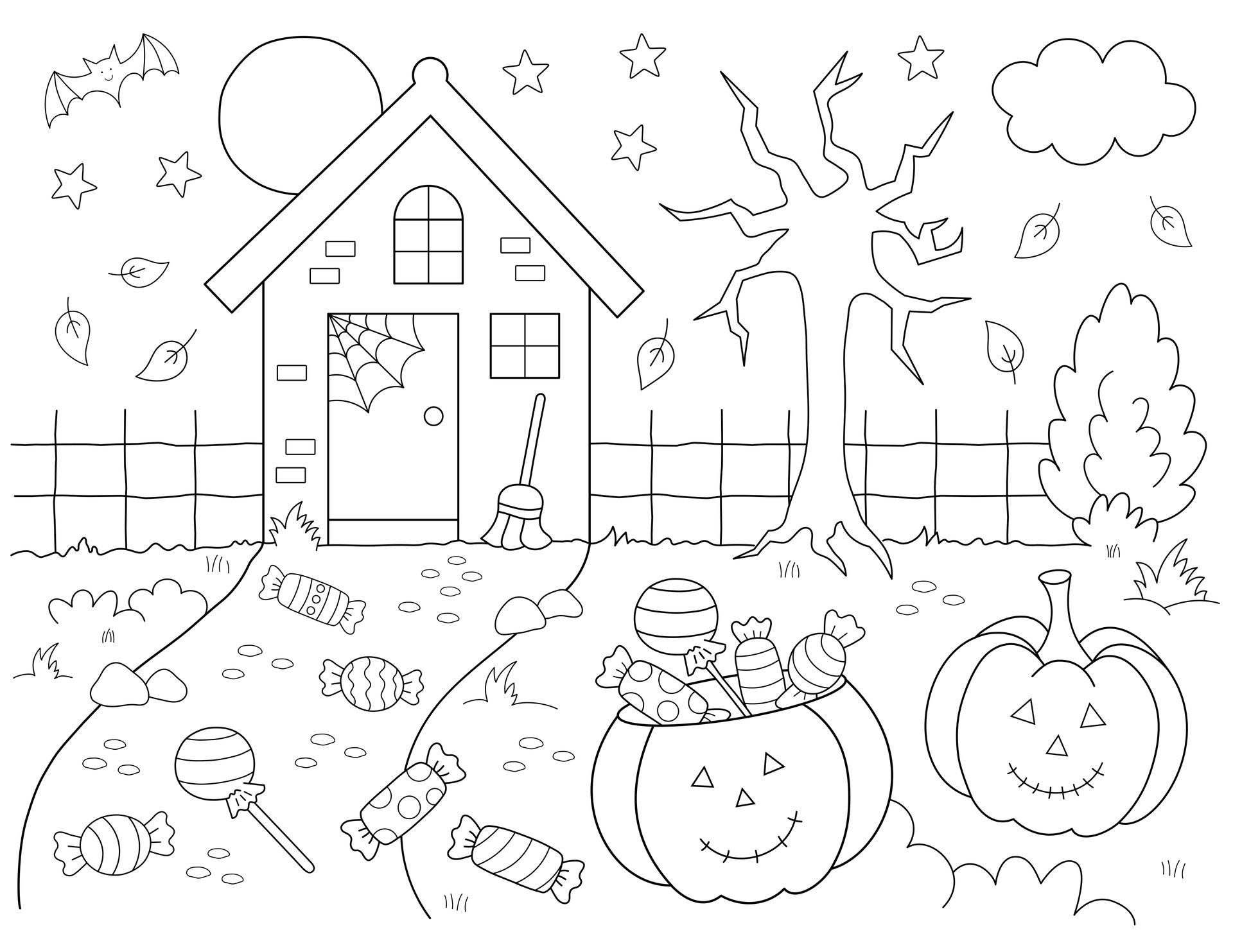 Disegni di Halloween da colorare: i soggetti più spaventosi
