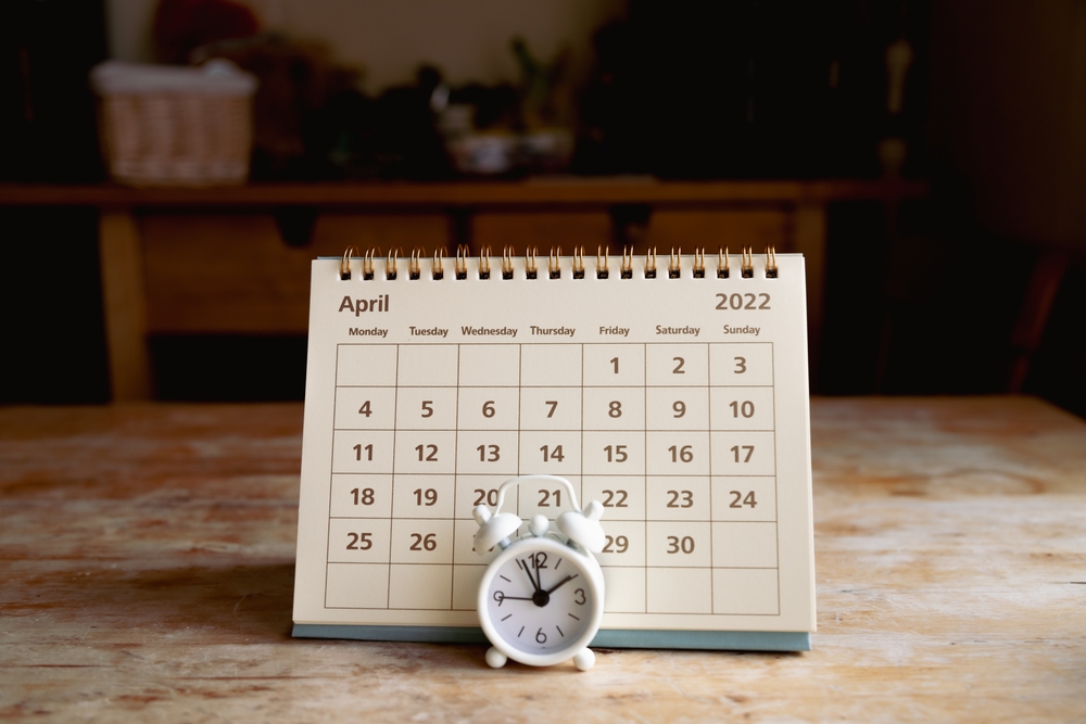 Calendario aprile 2022 da stampare: 11 modelli gratis