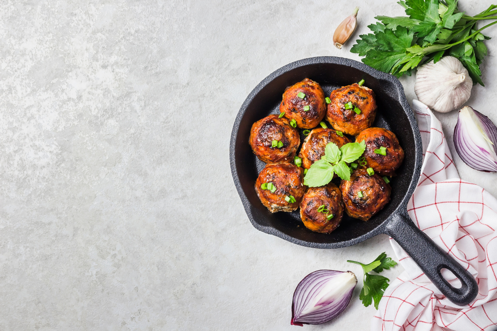 Ricetta delle polpette vegane con lenticchie e funghi